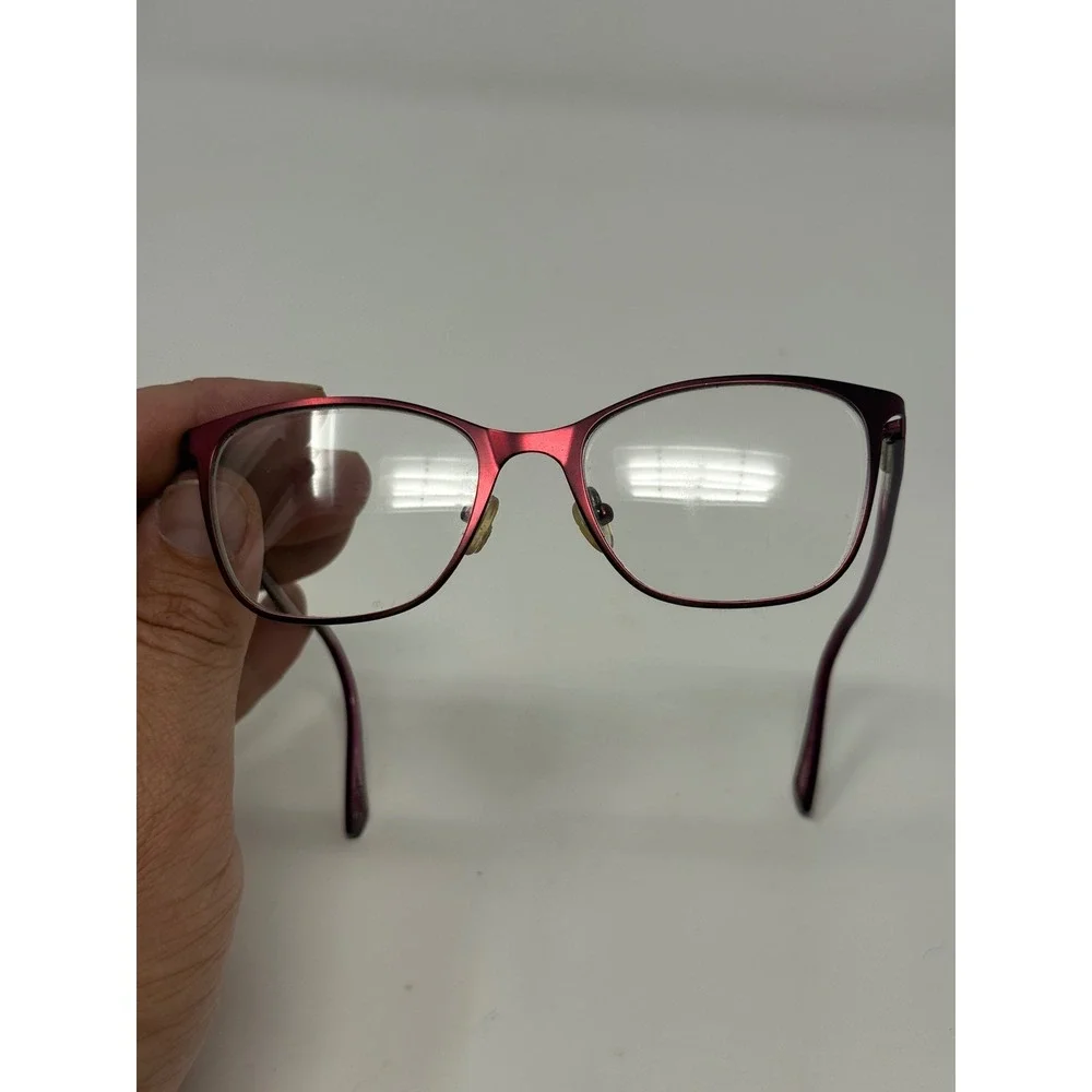 Converse Eyeglasses Metallic Burgundy Glitter Temple Rectangular Frames only